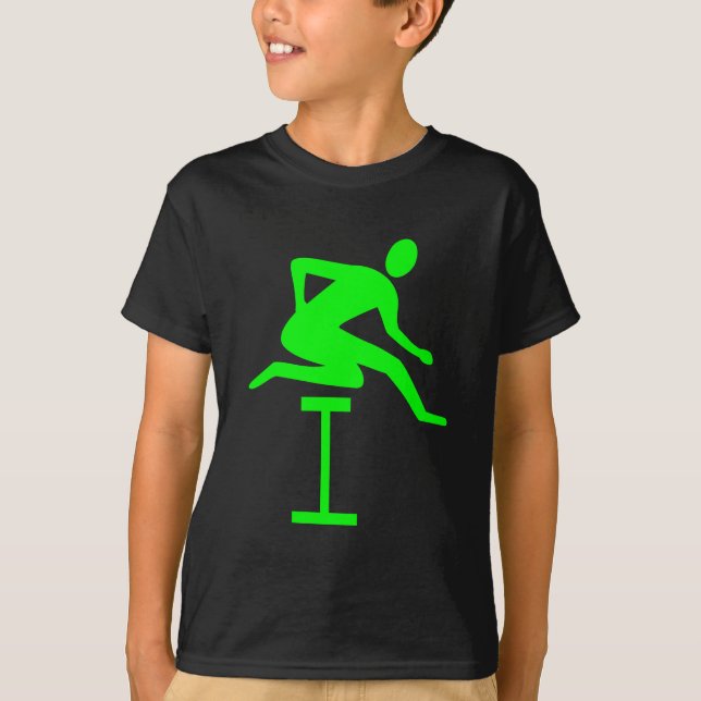 T-shirt Hurdling - Vert (Devant)
