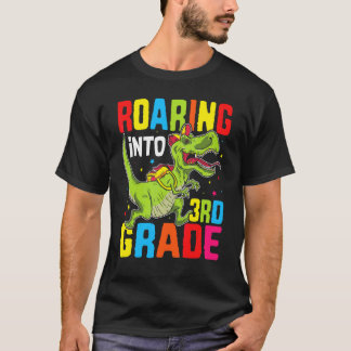 T-shirt Hurlement en 3e année Retour à l'école Enfants Rex