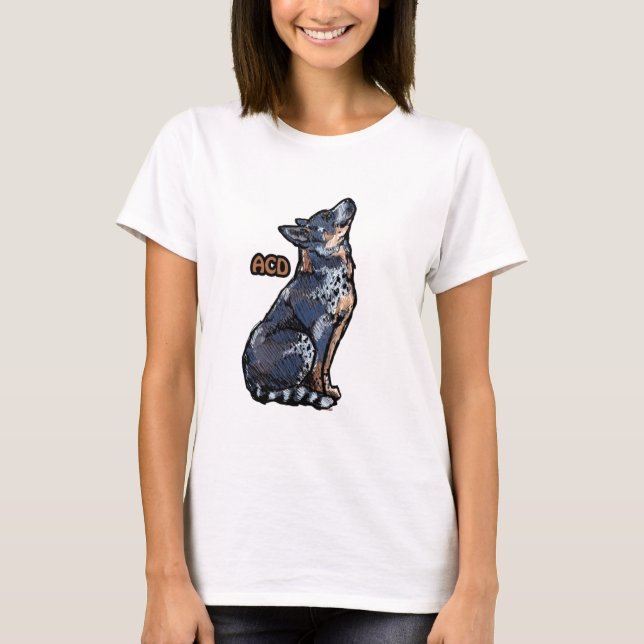 T-shirt hurlement PLAT (Devant)