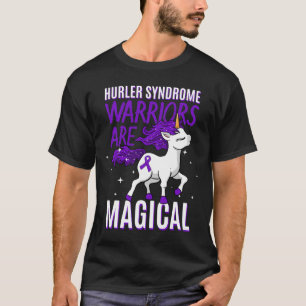 T-shirt Hurler Syndrome Guerrier Sensibilisation Unicorne 