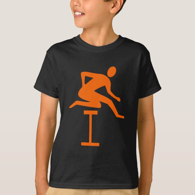 T-shirt Hurling - Orange (Devant)