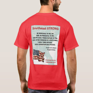 T-shirt Hurricane Helene Red Organization Volunteer