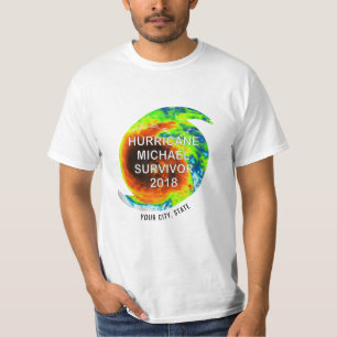 T-shirt HURRICANE MICHAEL SURVIVOR à votre emplacement