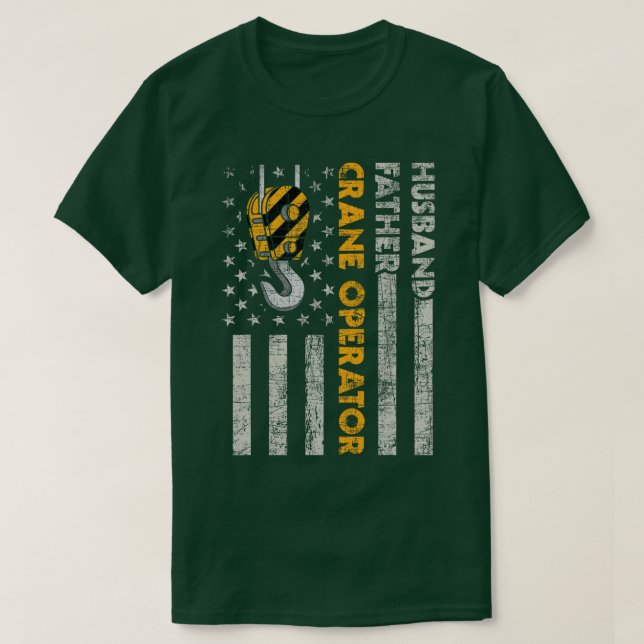 T-shirt Hus Père Grane Opérateur de la construction Travai (Design devant)