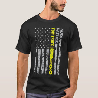 T-shirt Husband Fatherowruck Driver American Flagowing Dad