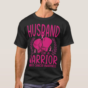 T-shirt Husband of a Warrior Breast Cancer Awareness