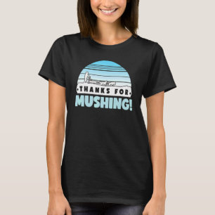T-shirt Huskies Chien Sled Rider Sledding Muscade 5