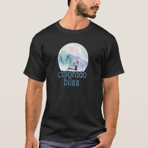 T-shirt Husky Chien de Traîneau Colorado Randonnée Sauvage