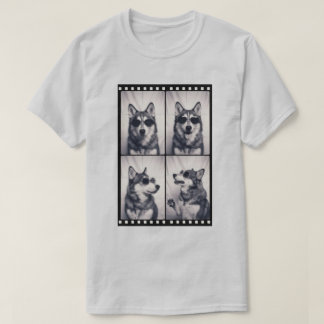 T-shirt Husky Dog Portrait Unisex