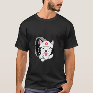 T-shirt Husky Drôle Infirmière Journée Internationale d'Ap