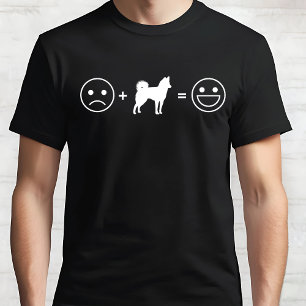 T-shirt Husky égale le bonheur