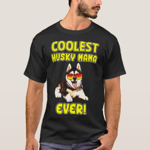 T-shirt Husky Husky Maman