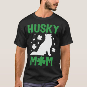 T-shirt Husky Maman Siberian Husky Maman Jour de la Saint 