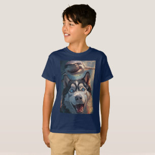 T-shirt Husky rencontre Shark Kids’ Ocean Adventure Tee