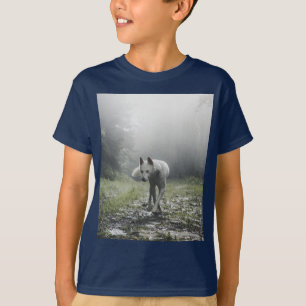 T-shirt Husky Sibérien Blanc