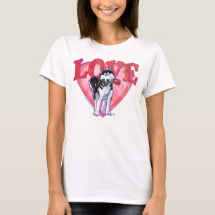 T-shirt Husky Valentine's Day