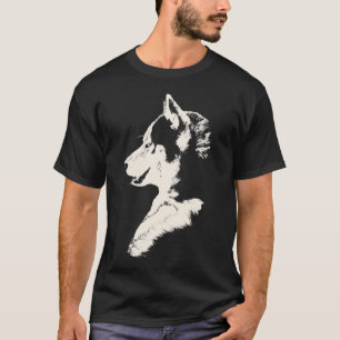 T-shirt Husky Wolf Tee Sled Chien Chemises