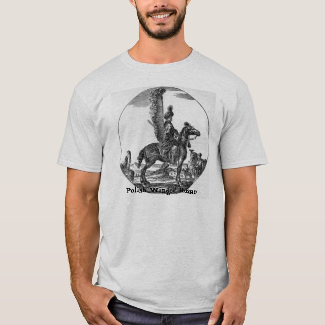 T-shirt Hussard à ailes par polonais (Devant)