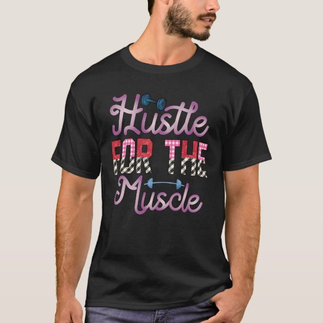 T-shirt Hustle Forhe Muscle boy (Devant)
