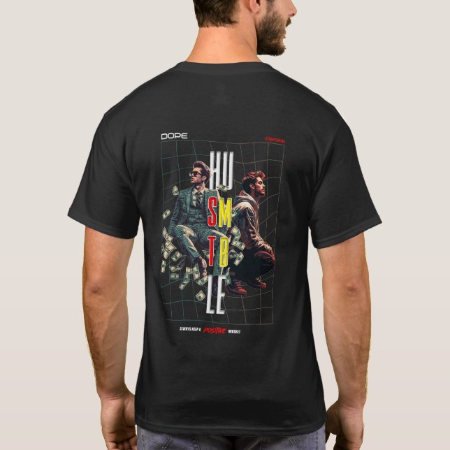 T-shirt Hustle & Humble (Dos)