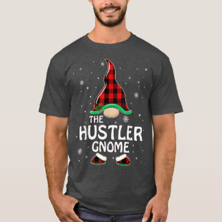 T-shirt Hustler Gnome Buffalo Plaid Matching Family Christ