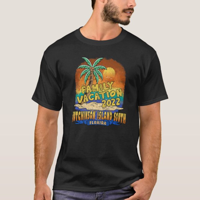 T-shirt Hutchinson Island South Florida Famille Vacances 2 (Devant)