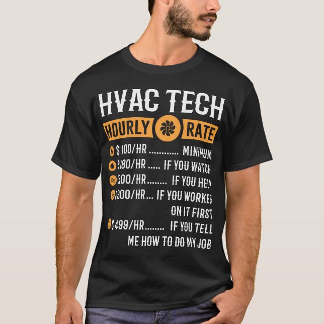 T-shirt Hvac Tech Thnh (Devant)