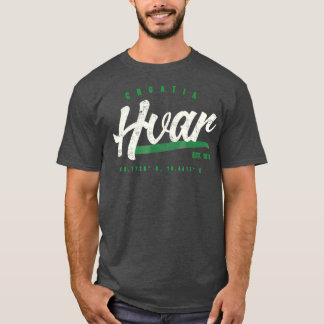 T-shirt Hvar Croatia Vintage Retro