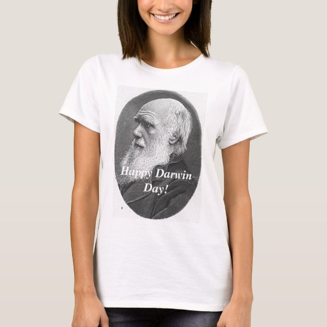 T-shirt Hw-darwin, Joyeux Darwin Day ! (Devant)