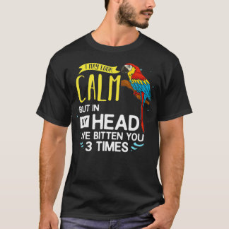 T-shirt Hyacinth Macaw Gift Scarlet Greenwing Bird