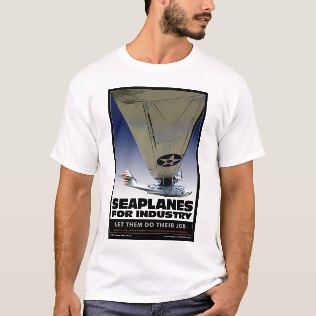 T-shirt Hydravions pour la chemise d'industrie (Devant)