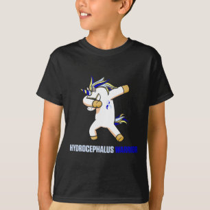 T-shirt Hydrocéphalie Survivant Unicorn Guerrier de sensib