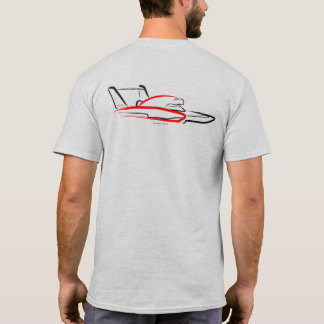 T-shirt Hydroplane 01 Ash Back