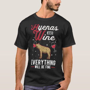 T-shirt Hyena Et Loup De Vin A Repéré Hyena