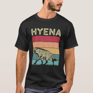 T-shirt Hyena Lover Boys Girls Retro Style Hyen