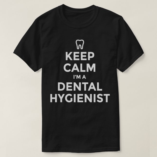 T-shirt hygiéniste dentaire adjoint dentisterie 2 (Design devant)