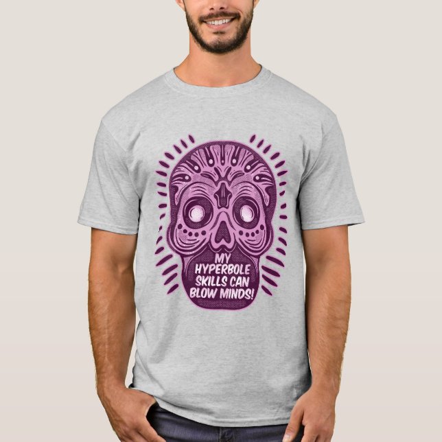 T-shirt Hyperbole Funny ANGLAIS LANGUE (Devant)