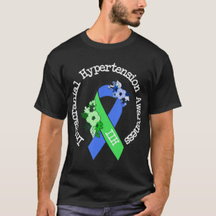 T-shirt hypertension intracranienne IIH Awareness Blue Gre