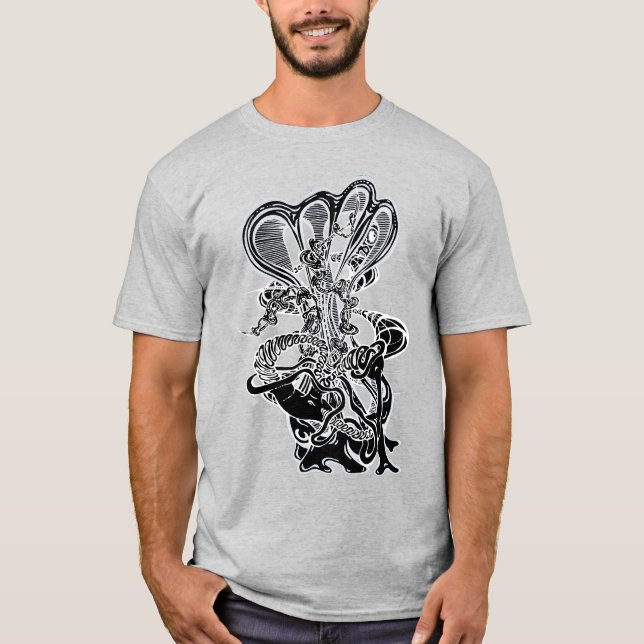 T-shirt Hypnotic Amorphous Phantasmagoric Modern Groovy  (Devant)