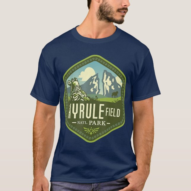 T-shirt HYRULE Parc national TETON Randonnée Wanderlust (Devant)