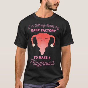 T-shirt Hystérectomie Déchirer Mon Bébé Uterus Uterus R