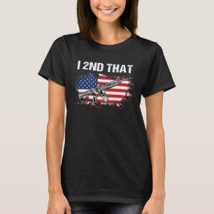 T-shirt I 2e Que 2e Amendement Pro Guns AR 15 American f