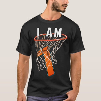 T-shirt I Am 7 Bysketbyll Theme 7e Anniversaire Celeber