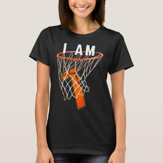 T-shirt I Am 7 Bysketbyll Theme 7e Anniversaire Celeber