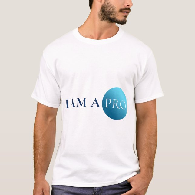 T-shirt I AM A PRO | Empowerment Minimalist (Devant)