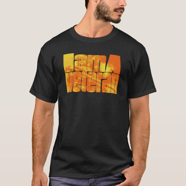 T-shirt I am a Veteran American Military Soldier  2 (Devant)