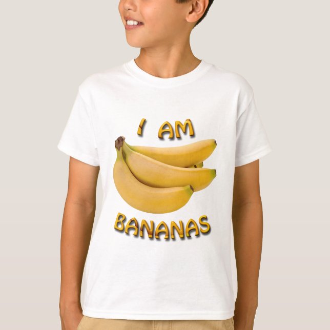 T-shirt I Am Bananas Kid's T Shirt (Devant)