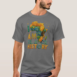 T-shirt I AM BLACK HISTORY Black Activism 1