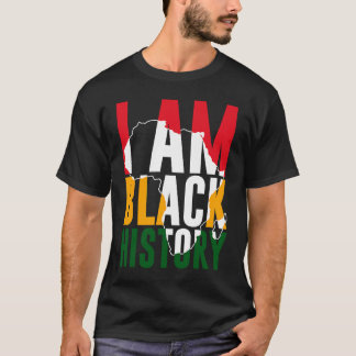 T-shirt I Am Black History Month African American Pride