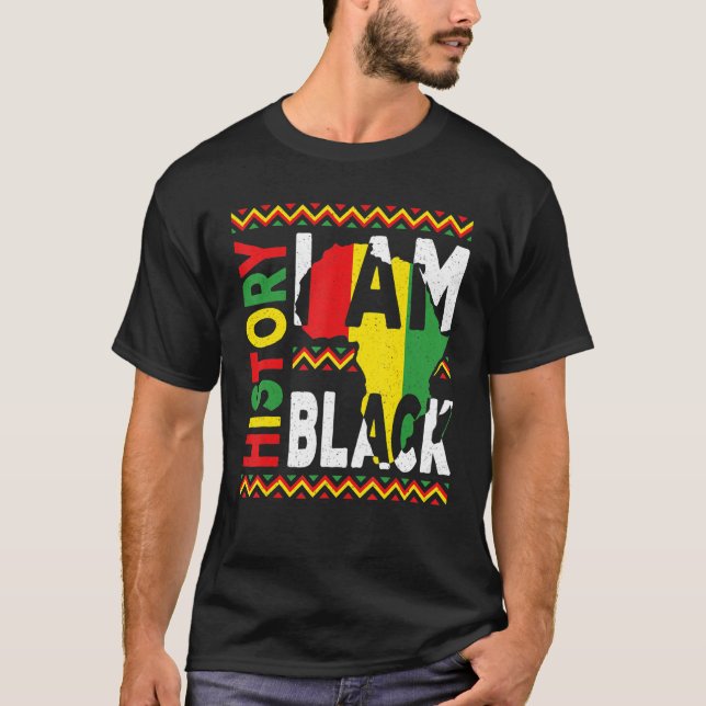 T-shirt I Am Black History Month Melanin Pride African Ame (Devant)